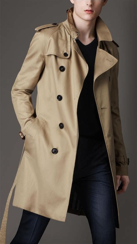 flannels men's burberry trench|burberry jackets for men.